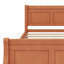 Wood Platform Bed With Drawers And Streamlined Headboard & Footboard-2003465417-2003465408
