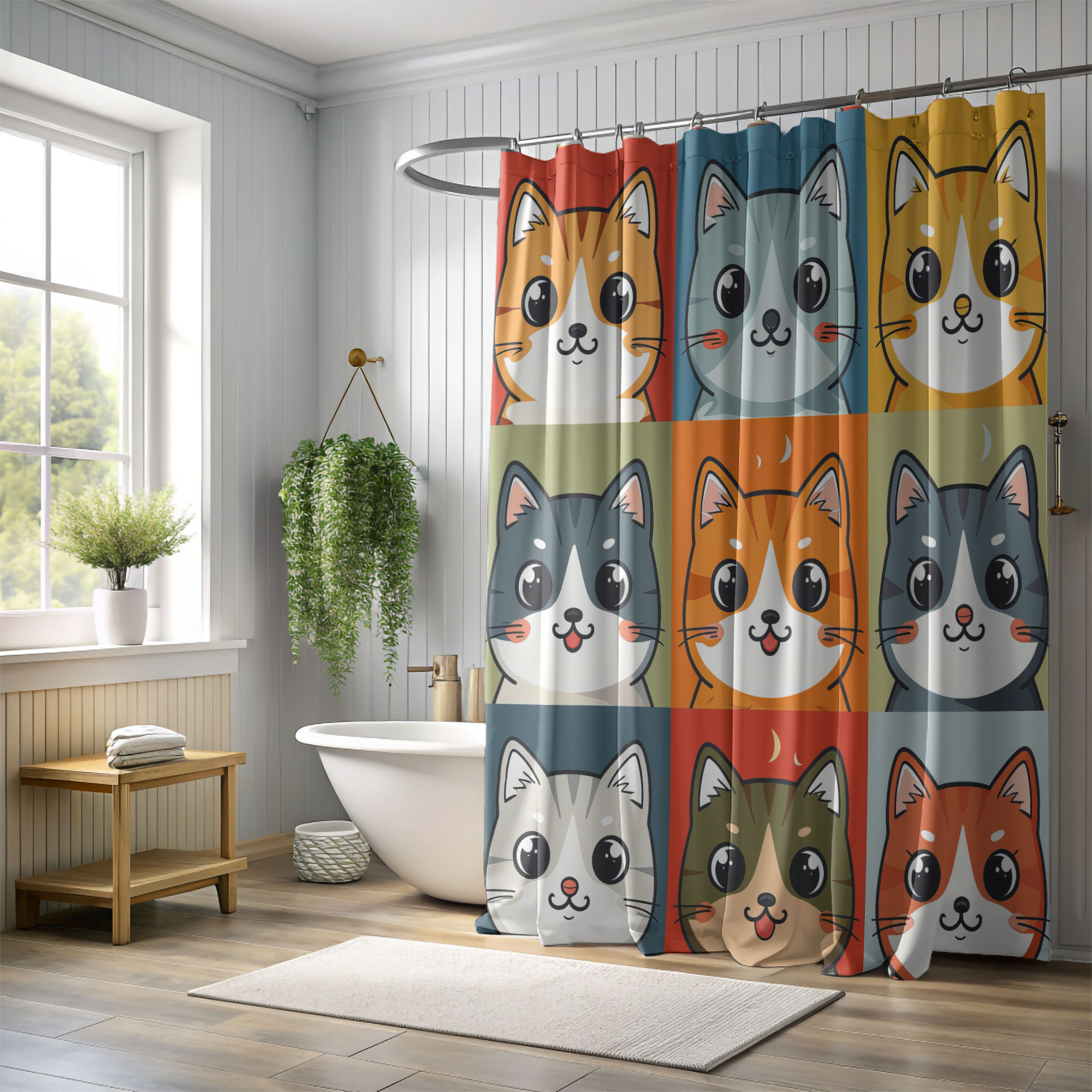 Purr Society Shower Curtain NCU0NTD1585
