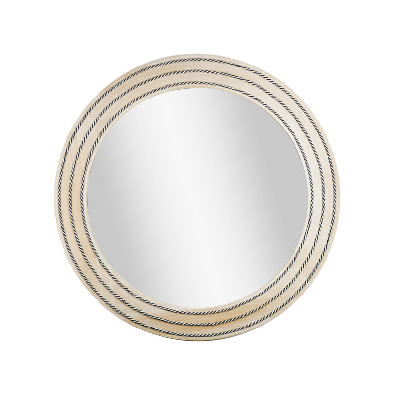 Tannum Solid Wood Flat Mirror, Natural