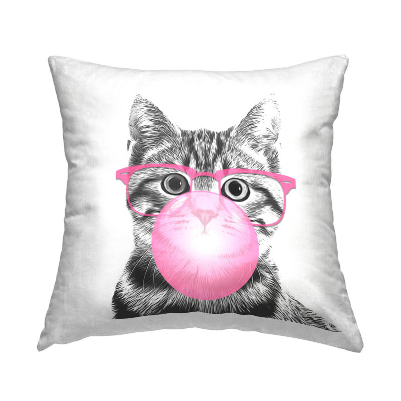 Conception de coussin décoratif pour chat Tabby