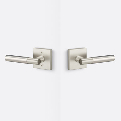 Aspra Square Passage Rosette, Smooth Grip