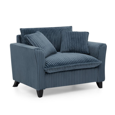 Lazy sofa chair, comfortable single-person sofa chair, with a backrest and soft seat cushion, having armrests on both sides, suitable for living room and bedroom