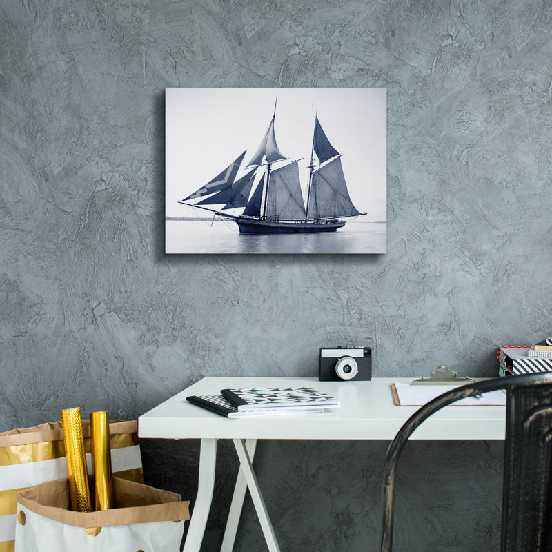 "Indigo Yacht 3" par Stellar Design Studio, H 12 po x l 16 po x P 0,75 po