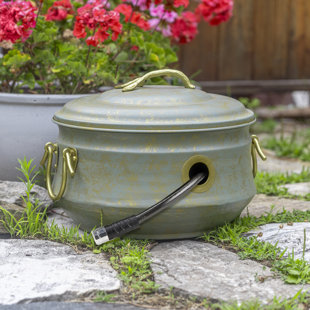 Sedona Metal Container Hose Pot