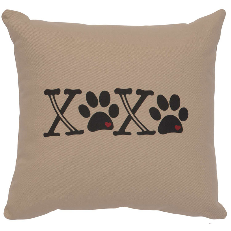 Coussin Wooded River Image - Xoxo - Coton chrome, Gris
