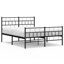 Structure de lit en métal Danzell, robuste, sans matelas-973433458-973433459