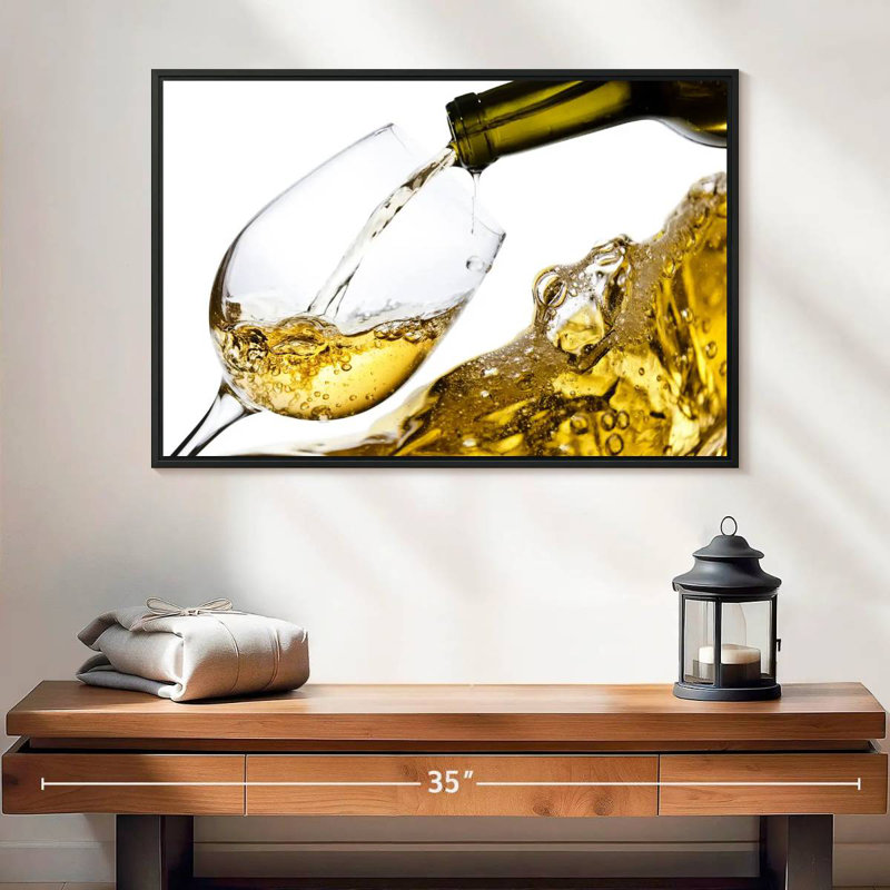Yarlin White Wine Splash, H 17 po x l 25 po
