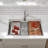 33" L x 19" W Drop-in Stainless Steel Kitchen Sink, Single Bowl Workstation Kitchen Sink with Cutting Board and Colander