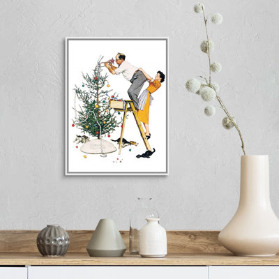 "Norman Rockwell", art mural sur toile