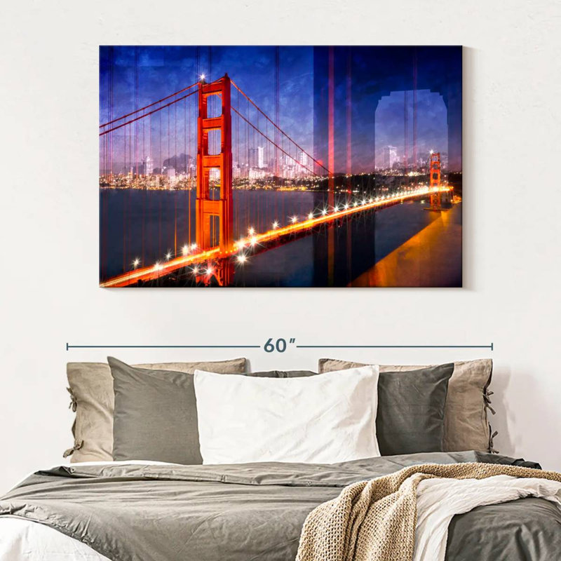Lilie Golden Gate Bridge Composing, 34" H x 51" W