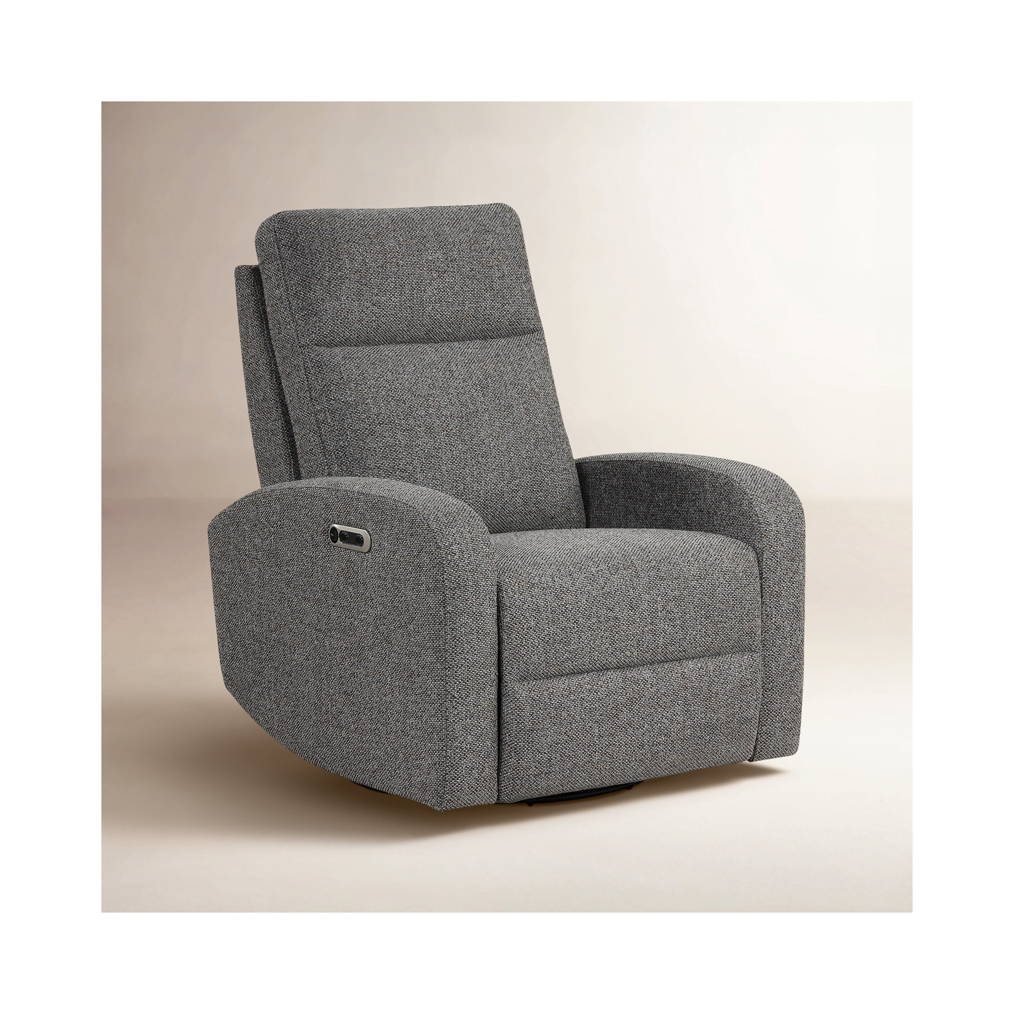 Paola 33" Wide Power Standard Recliner, Natural Beauty Grey