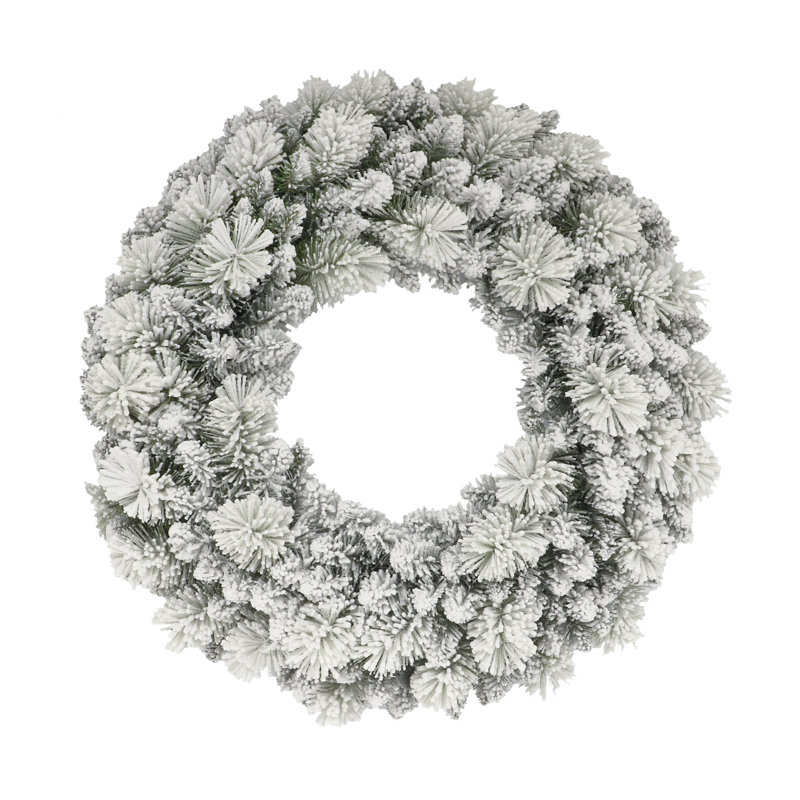 Faux Lighted Pine 32'' Wreath