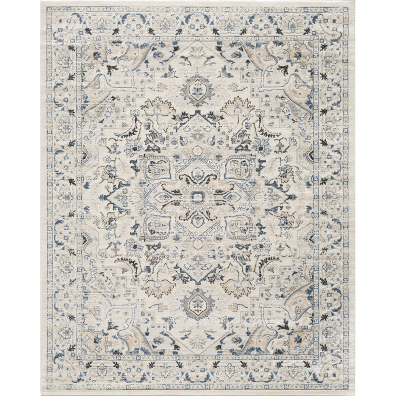 Izona Machine Woven Oriental Area Rug , Rectangle 8' x 10'