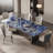Modern Luxury Microlite Stone Dining Table Sets-104098094