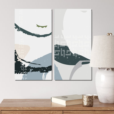«Abstract Minimalist I», ensemble de 2 impressions