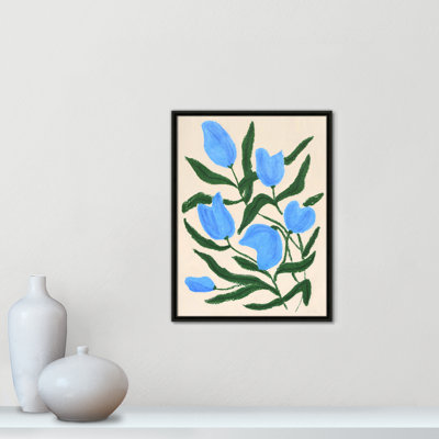 Colette "Blue Tulips" Print by Camilla Bergqvist