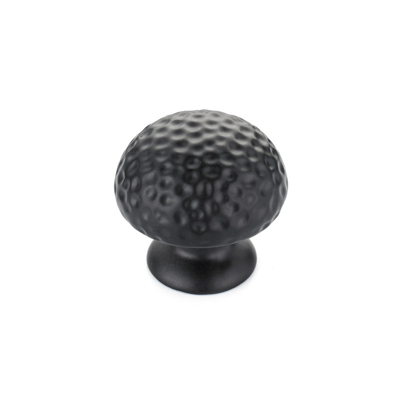 Expression 1 5/16" Diameter Mushroom Knob, Matte Black