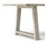 Table de salle à manger de style campagnard moderne en bois de manguier massif l 72 po Whitley-1400722951