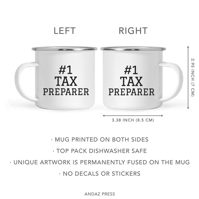 Grande tasse de camping Gilboa, Préparateur d'impôt