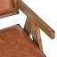 Chaise avec accoudoirs à dossier rembourré Dolton