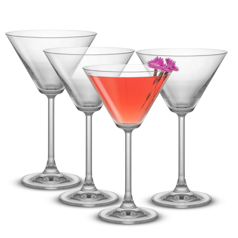 Verres à martini JoyJolt Olivia, 8,4 oz