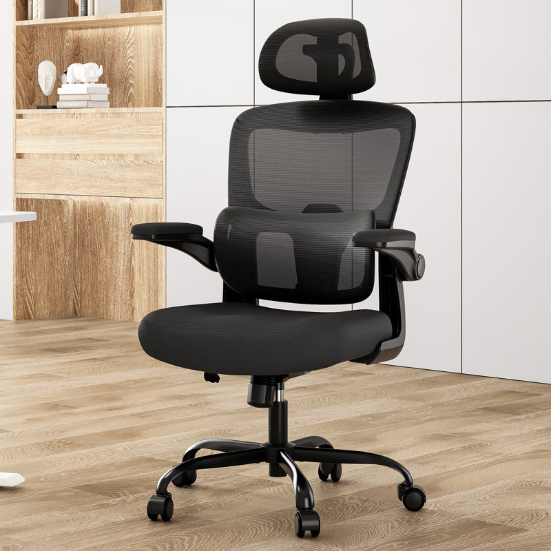 Chaise de bureau ergonomique en maille d'acier ergonomique