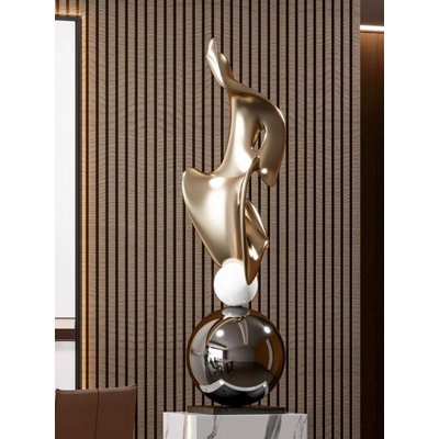 Luxurious And High-End Abstract Art Glass Fibre Decorative Items