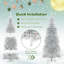 Arbre de Noël illuminé pin artificiel-2021037187