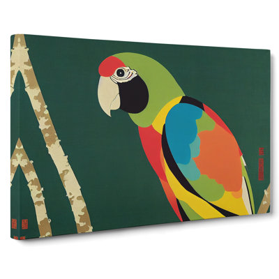Parrot Abstract Vol.4 - Wrapped Canvas