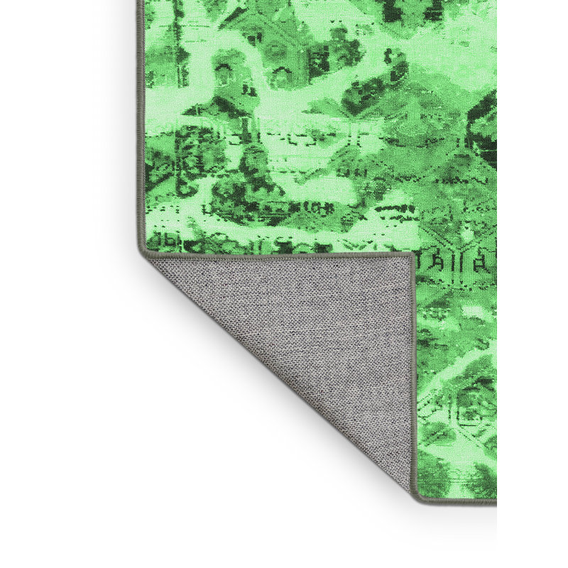 Elaan Washable Abstract Indoor Rug, Rectangle 2' x 3'