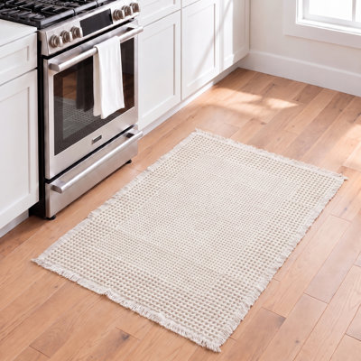Tapis bleu marine antidérapant Sorbet