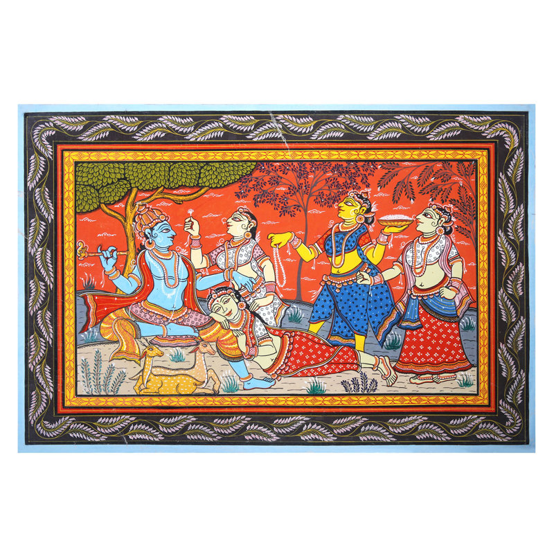 Krishna comme Gopinatha, le seigneur de Gopis