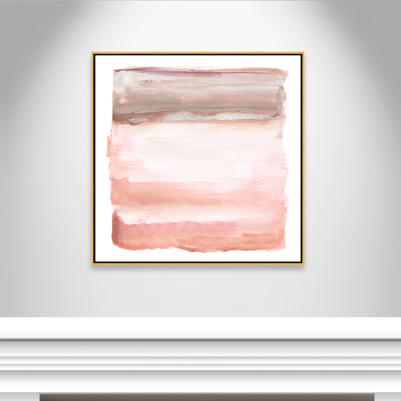 «Lakeland Boho Sky I» par Nan - reproduction encadrée sur toile, Doré, H 37,5 po x l 37,5 po x P 2 po