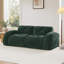 Canapé nuage modulaire 2 places sans assemblage - tissu de velours, éponge haute densité, base antidérapante, conception capitonnée ergonomique pour le salon-981848929