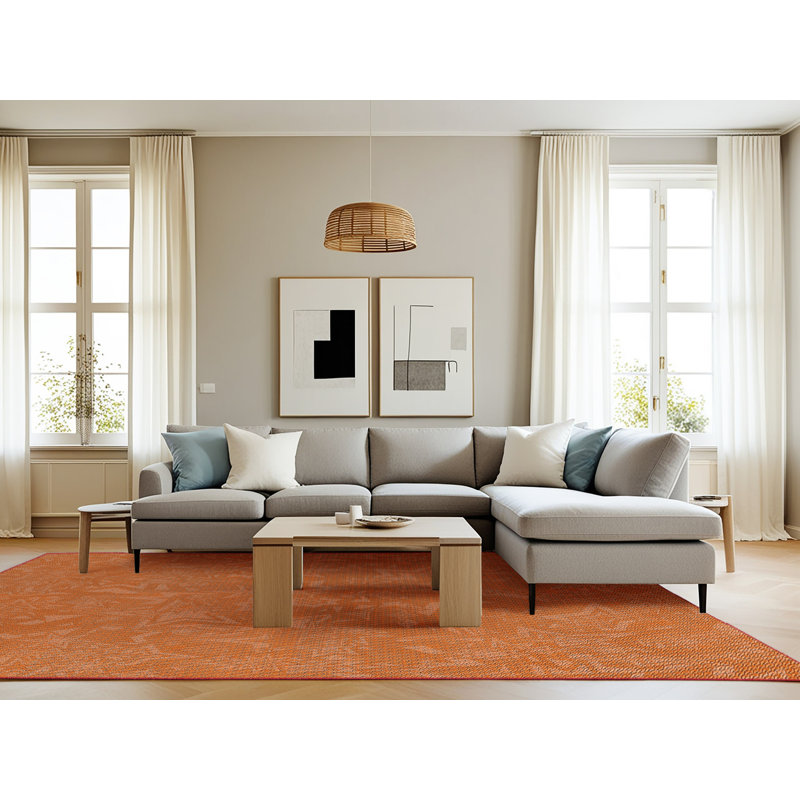 Geometric Indoor Rug, Rectangle 8' x 10'