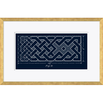 Blue Figure 10 Framed