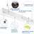 Linkable LED Linear Fixture With Direct/Indirect Lighting, 3000K-5000K CCT Selectable, Dimmable Suspended Commercial Light For Offices, Schools & Retail (35W Down + 15W Up, Energy Efficient)