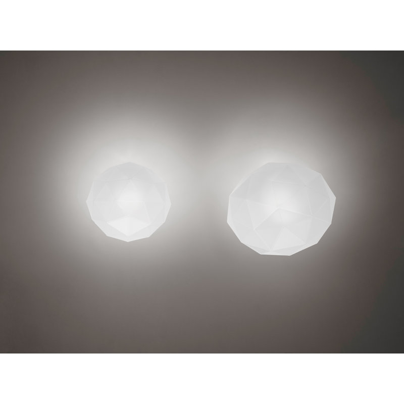Soffione Flourescent 36-45 Wall/Ceiling Light, 14" x 8"