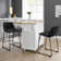 Julienn bar Stools with Back, Coutner Height Barstools for kitchen Island