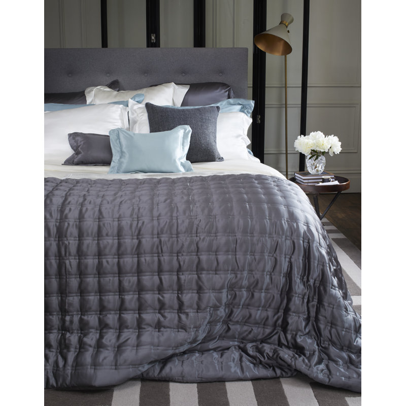 Windsor Coverlet, Queen Coverlet / Bedspread, Charcoal