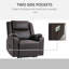 Fauteuil inclinable électrique en cuir Richel Vegan