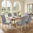 Amby Linen Tufted Upholstered Parsons Dining Chairs with Wood Legs-1120527187