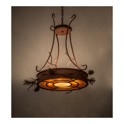 Jaleyza 4 - Light Dimmable Drum Chandelier