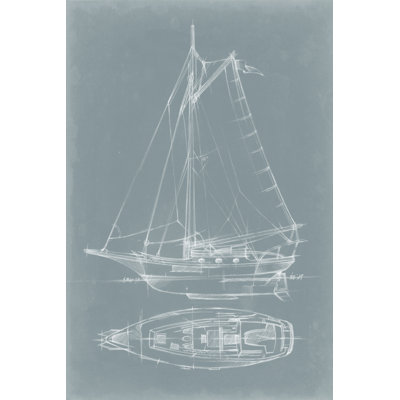 «Yacht Sketches IV», impression sur toile