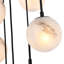 Luminaire suspendu Nightfall - noir - 7 lumières-125545570