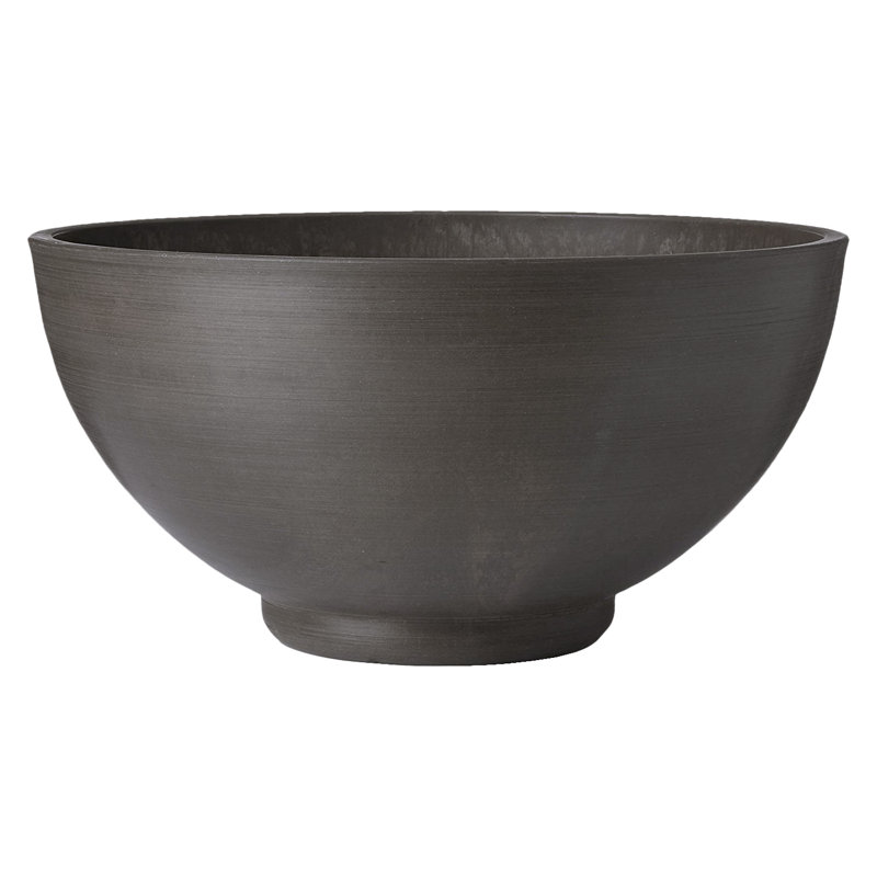 Pot à fleurs Myrie, Anthracite foncé, H 8 po x l 16 po x P 16 po