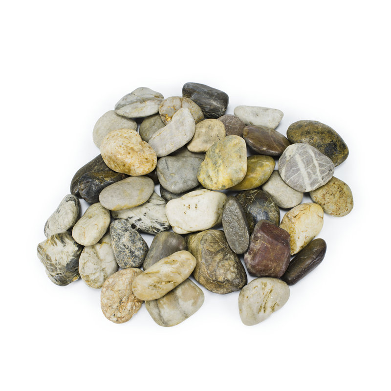 Galets décoratifs de jardin, Mélangé