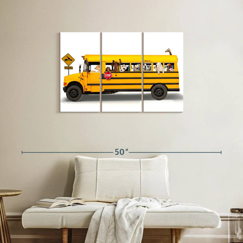 Autobus scolaire, H 24 po x l 38 po