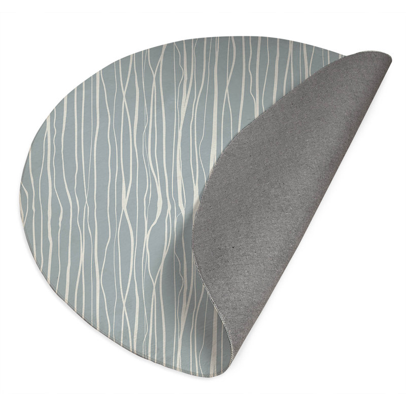 Legions Non-Slip Outdoor Rug, Round 5'