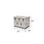 Lavita Modern & Contemporary Style 2-Drawer Night Stand Made With Wood And Gold Accents